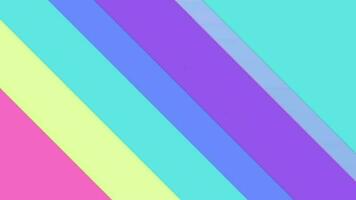 Abstract colorful background with stripes. Overlaping motion graphic background. video