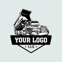 vector logo truck