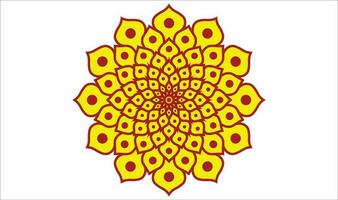 Normal colorful mandala background design vector