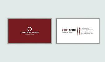 Creative And Corporate Business Card Design vector