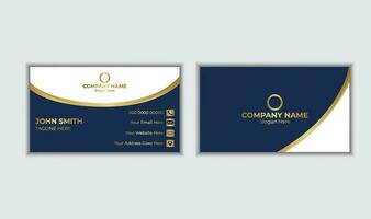 Creative And Corporate Business Card Design vector