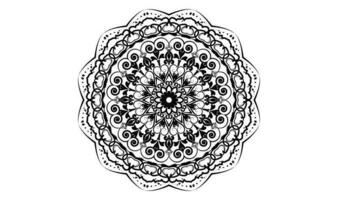 Minimal Mandala Background Design Template vector
