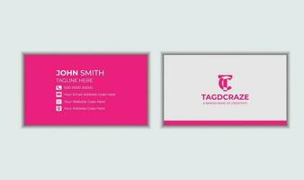 Creative And Corporate Business Card Design vector