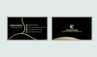 Creative And Corporate Business Card Design vector