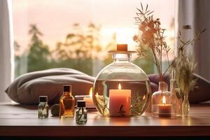 Stress-reducing aromatherapy areas photo