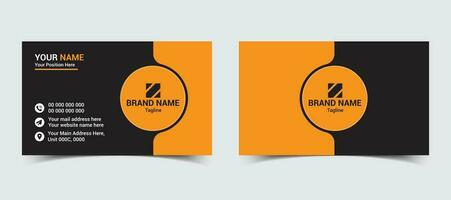 Creative and clean modern business card template vector