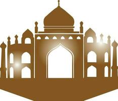 Majestic Mosque Architecture hand made vector