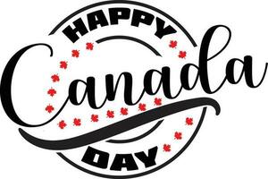 Happy canada day design,Canadian gril design, canada day EPS,July first celebration, Canada day decoration. vector