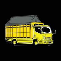 Mega Canter Truck Vector Powerful and Detailed Commercial Vehicle Illustration