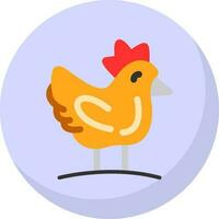 Hen Vector Icon Design