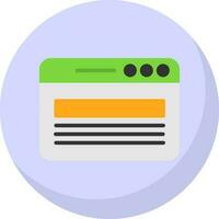 Web page Vector Icon Design