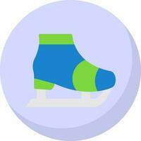 Ice skate Vector Icon Design