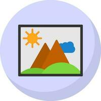 Hill Vector Icon Design