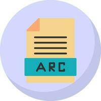 Arc Vector Icon Design