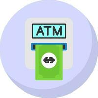 Atm machine Vector Icon Design