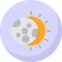 Eclipse Vector Icon Design