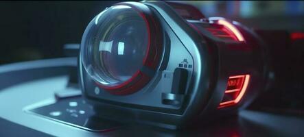 super powerfull spaceship engine for time travel, generate ai photo