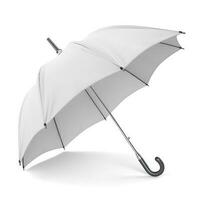 Umbrella isolated on white background, generate ai photo