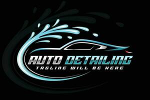 Auto detailing logo car detailing logo car wash logo car clean logo auto wash logo polish logo vector