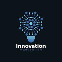 Sparkling icon molecule star for science tech idea logo design vector