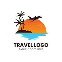 Travel logo vector template design