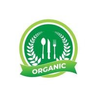 Organic food vector illustration on white background