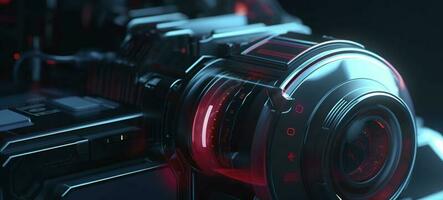 super powerfull spaceship engine for time travel, generate ai photo