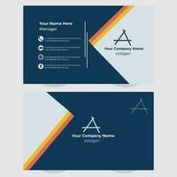 creative business card template design vector