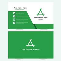 creative business card template design vector