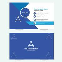 creative business card template design vector