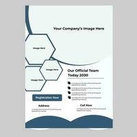 Creative flyer Template vector