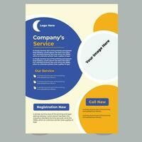 Creative flyer Template vector