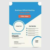 Creative flyer Template vector