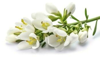 white flowers, generate ai photo