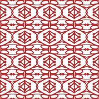 New Year Christmas pattern. Abstract White-red seamless pattern. EPS10 vector