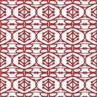 New Year Christmas pattern. Abstract White-red seamless pattern. EPS10 vector