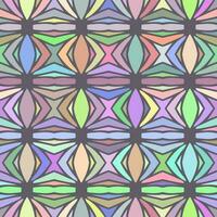 Seamless vector pattern with multi-colored mosaic. Abstract modern geometric background