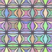 Seamless vector pattern with multi-colored mosaic. Abstract modern geometric background