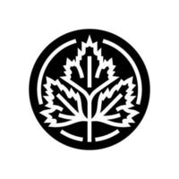cilantro cosmetic plant glyph icon vector illustration
