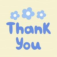 Thank you lettering phrase.Banner, postcard, poster, and stickers. Vector illustration.