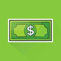 Illustration Vector of Money in Flat Design