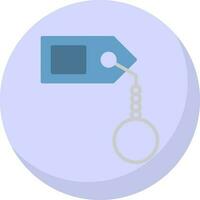 Key tag Vector Icon Design