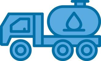 Tanker truck Vector Icon Design