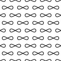 Seamless pattern with infinity symbol. vector