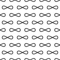 Seamless pattern with infinity symbol. vector