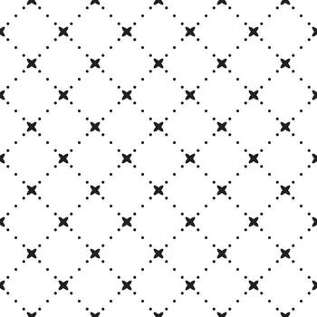 Dotted line rhombus seamless pattern. Modern stylish texture. Repeating geometric tiles with dotted rhombus. Black geometric shape diagonal repeatable on white background. vector