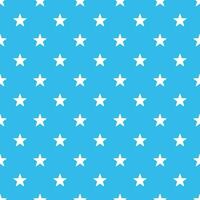 Stars seamless pattern. Stars on a pretty blue background, vector retro seamless pattern for packaging, fabric, paper, background.
