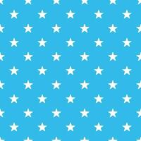 Stars seamless pattern. Stars on a pretty blue background, vector retro seamless pattern for packaging, fabric, paper, background.