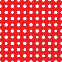 Red polka dot seamless pattern - retro texture for christmas background, blogs, www, scrapbooks, party or baby shower invitations and wedding cards. White polka dots on red background. vector