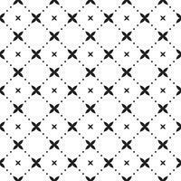 punteado línea rombo sin costura modelo. moderno elegante textura. repitiendo geométrico losas con punteado rombo. negro geométrico forma diagonal repetible en blanco antecedentes. vector